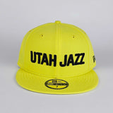 Black On Yellow Horizontal Wordmark 59fifty Hat -  - Yellow - Primary - New Era