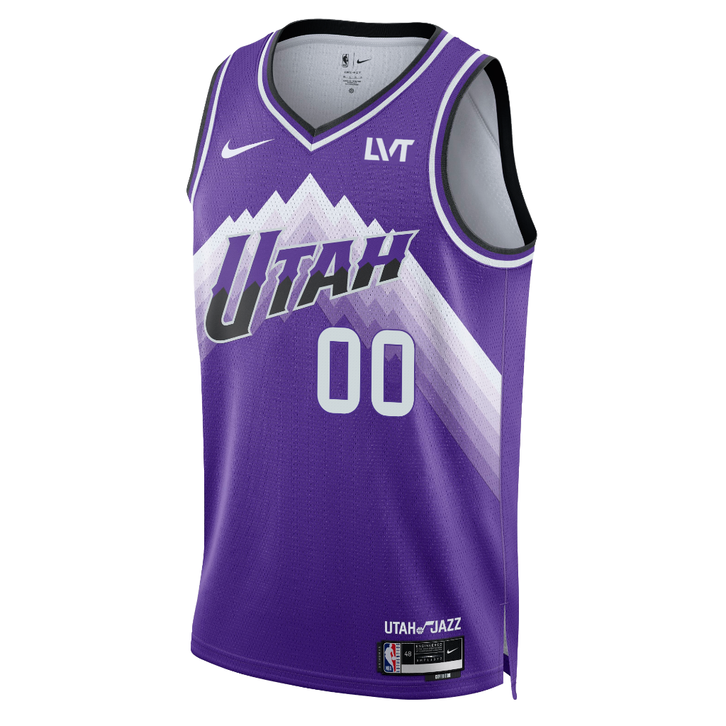 Kids' Utah Jazz Nike Hardwood Classic Shorts Small Purple