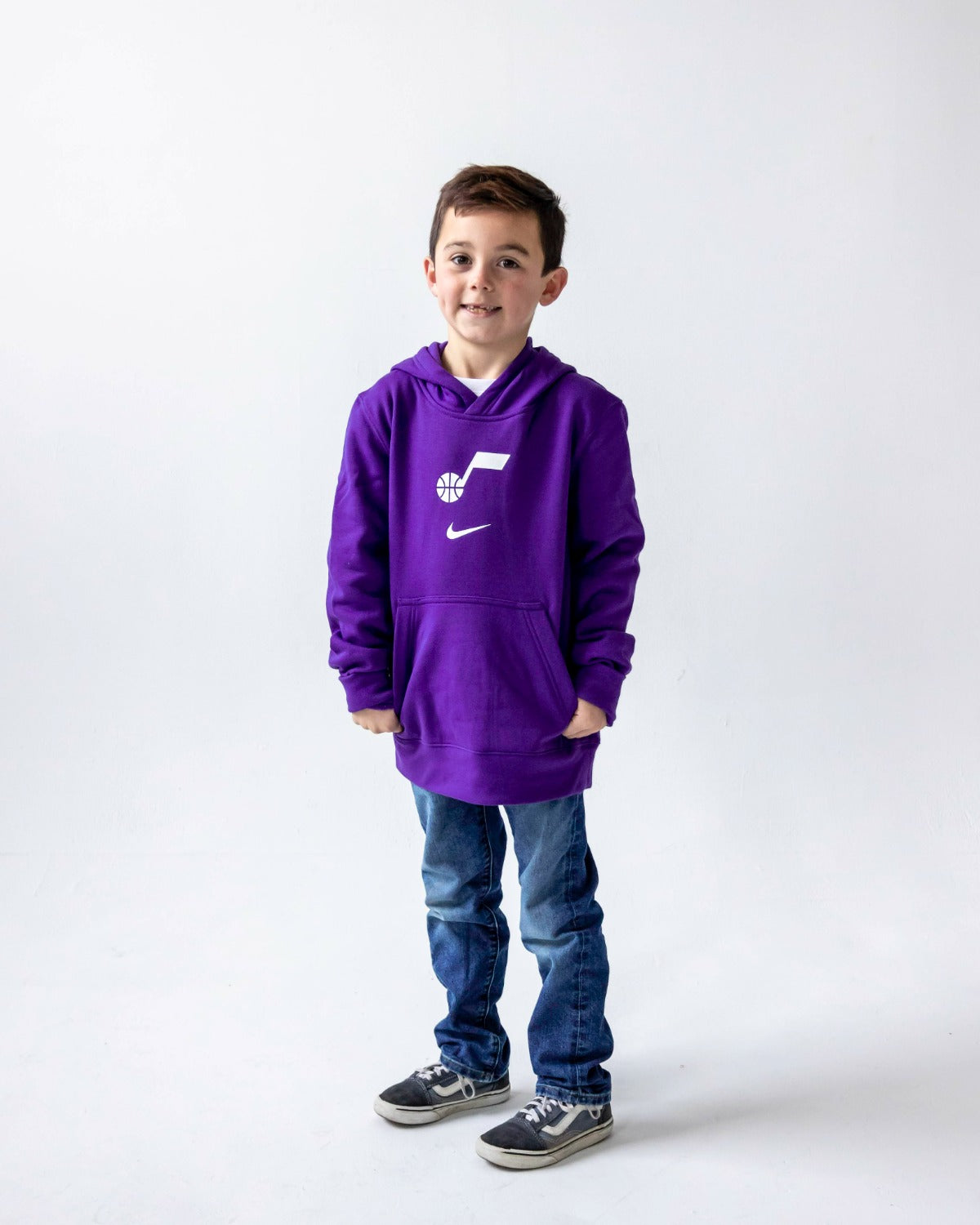 Fleece hood - Purple