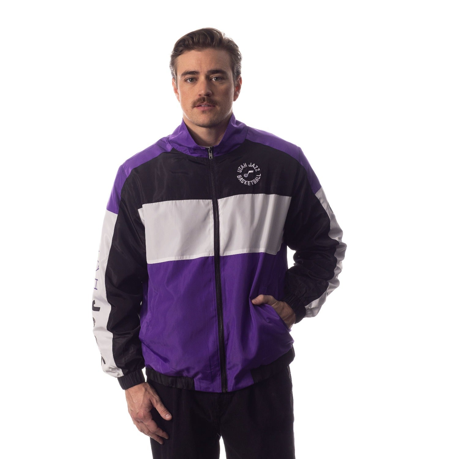 TRACK JACKET - Purple - Primary - Wild Collective – Utah Jazz Team