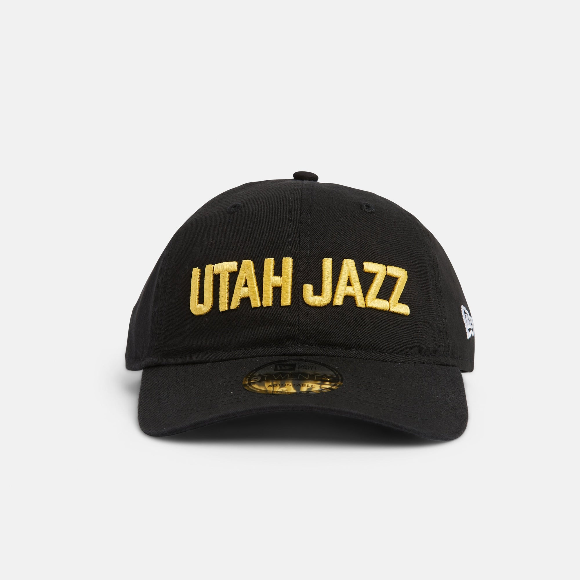 Wordmark 2 On Black - - Black - Primary - New Era – Utah Jazz Team Store