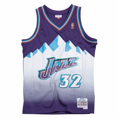 Adidas Karl Malone #32 Utah Jazz Hardwood Classic Basketball