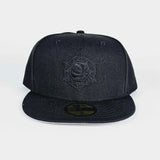Black on Black Snowflake 59fifty Hat - - Black - HWC 90s - New Era