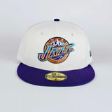 White Purple Classic Edition 59fifty Hat - White - HWC 90s - New Era