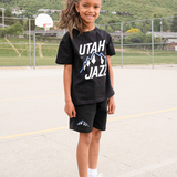 Utah Jazz Youth T-Shirt - Black - Counterpoint