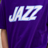 Yth NBA Origins Logo Type  Tee - Purple