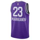 23 City Swingman Jersey - Lauri Markkanen - Purple - City - Nike
