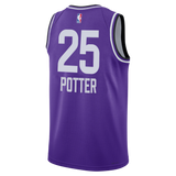 YTH 23 CITY Swingman Jersey - Micah Potter - Purple - City - Nike