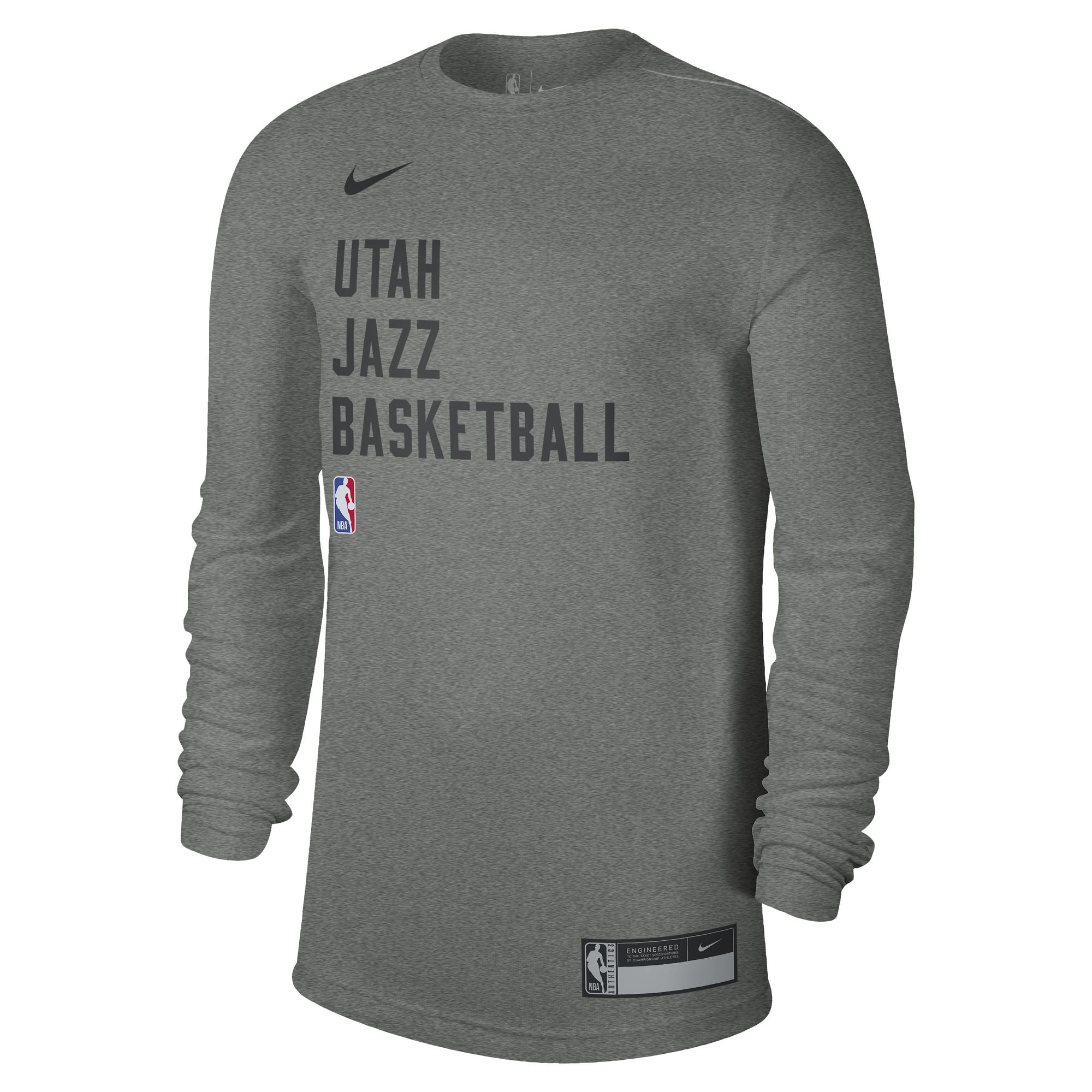 Utah Jazz Nike Courtside Performance Block T-Shirt - White