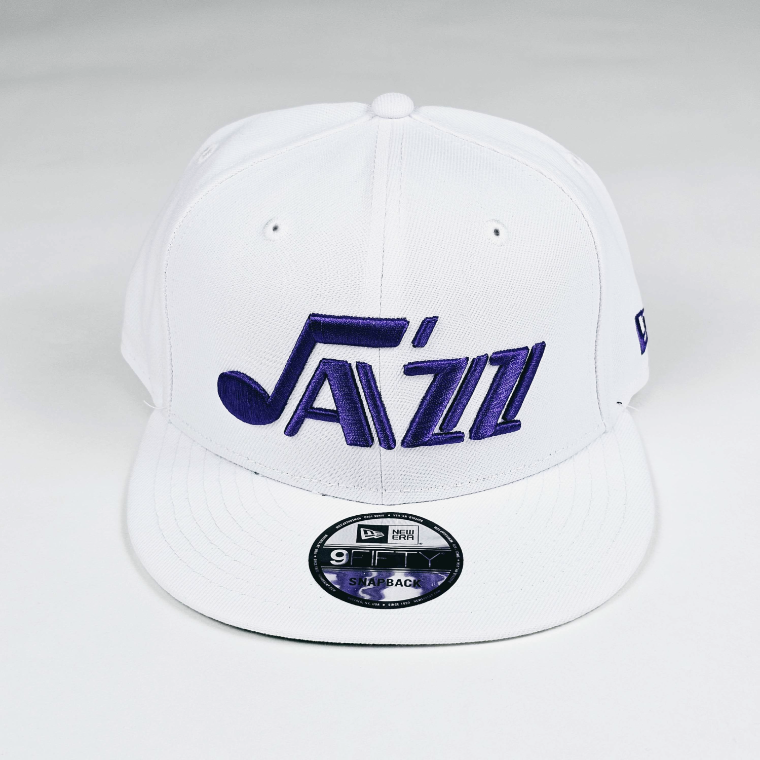 NY black purple fitted cap, retro vintage baseball hat size L