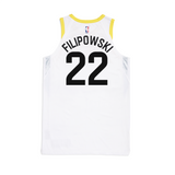 Remix Association Swingman Jersey - 2024 Draft Kyle Filipowski Draft Pick #32 - White - Nike