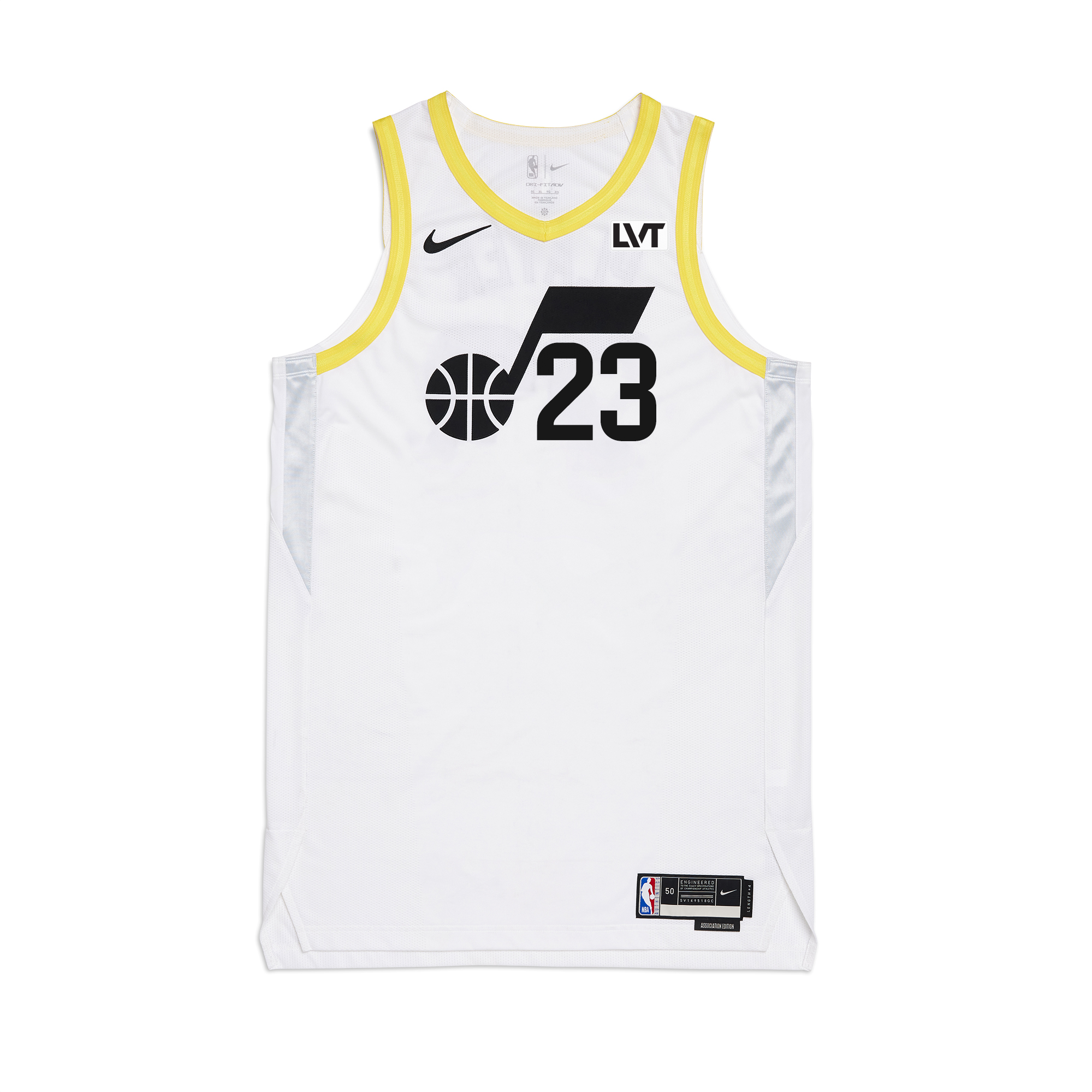 Jordan Clarkson Utah Jazz Fanatics Authentic Game-Used #00 White