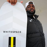 AMF Park 155 Jazz Note Snowboard 2 - White - WHITESPACE