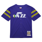 NBA Jazz Dark Shooting Shirt 1974 - Purple - Mitchell and Ness