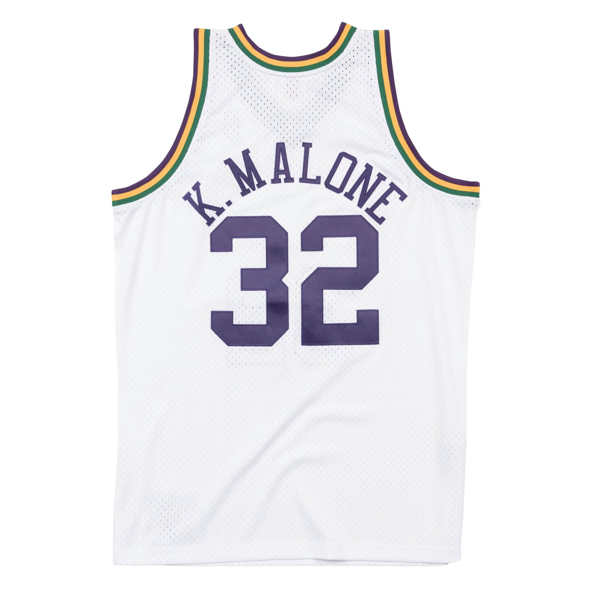 Karl malone white sales jersey