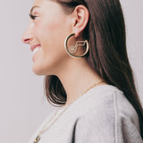 Jazz Logo NBA Hoop Earrings - BaubleBar